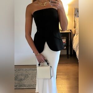 Reformation strapless top